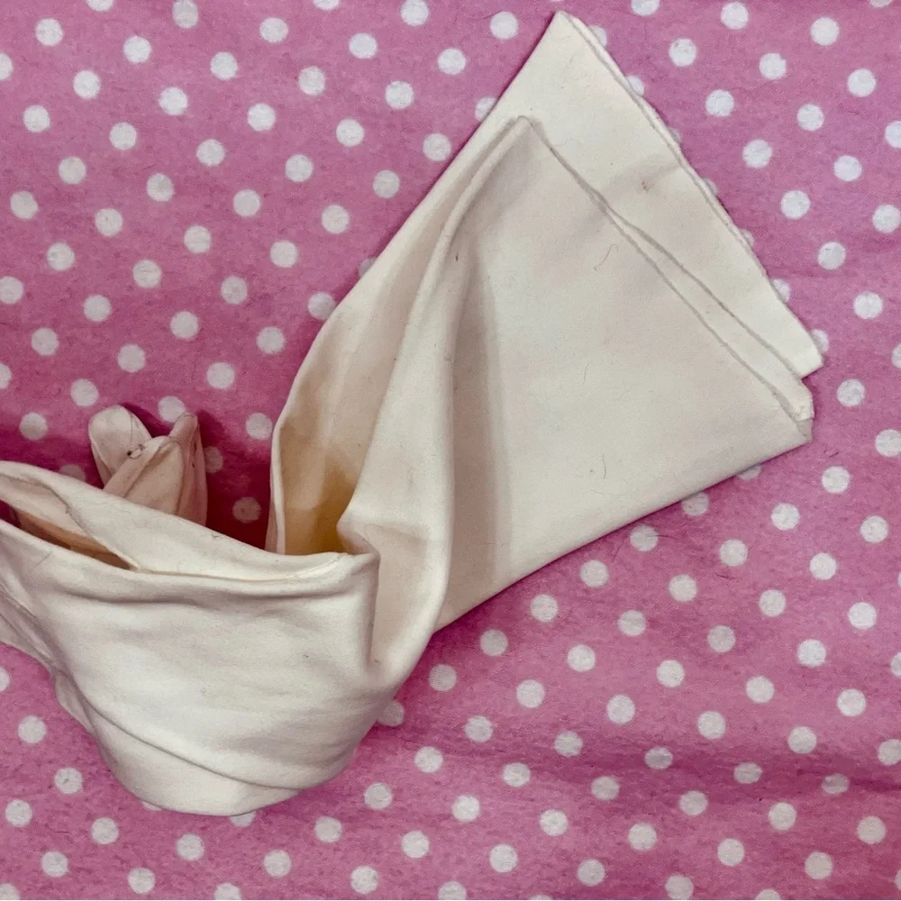 Vintage Cream Gloves 7 1/2